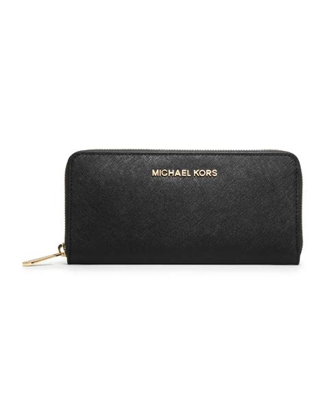 michael kors monogram continental wallet|Michael Kors saffiano wallet black.